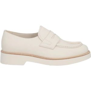 Church's, Witte Sandalen - Lynton Moccasin van Hertenleer Wit, Dames, Maat:39 EU