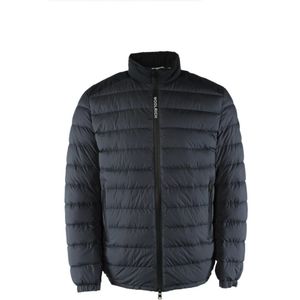 Woolrich, Blauwe Polyester Jas voor Heren Blauw, Heren, Maat:M