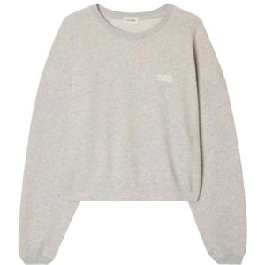 American Vintage, Sweatshirts & Hoodies, Dames, Grijs, S, Sweatshirt kod 03ch 23