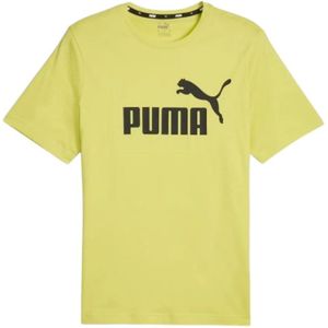 Puma, Tops, Heren, Geel, L, Moderne Sport Cat Logo Gele T-shirt