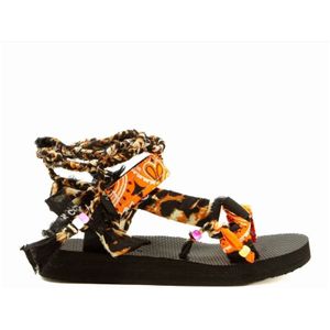 Arizona Love, Flat Sandalen Oranje, Dames, Maat:41 EU