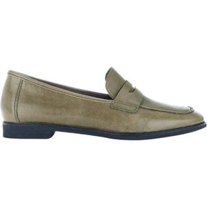 Gabor, Groene Loafer Leren Mocassin Groen, Dames, Maat:39 1/2 EU