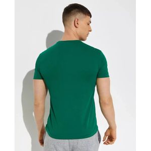 Ralph Lauren, Tops, Heren, Groen, S, Katoen, Groen t-shirt Custom Slim Fit