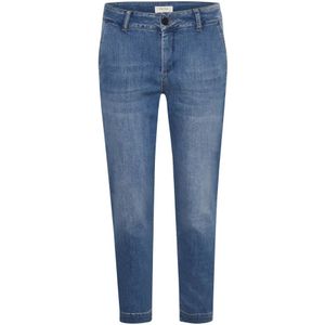 Part Two, Jeans, Dames, Blauw, W27, Casual Cropped Jeans