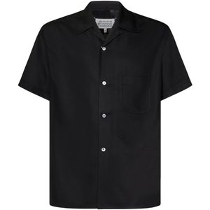 Maison Margiela, Overhemden, Heren, Zwart, S, Rayon, Shirts
