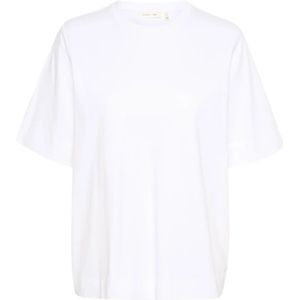 InWear, Tops, Dames, Wit, S, Katoen, Boxy Top T-Shirt Pure White
