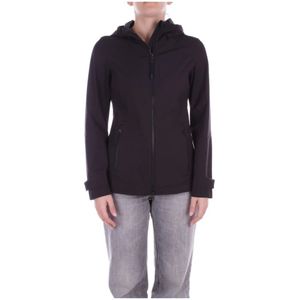 Woolrich, Winter Jassen Zwart, Dames, Maat:M