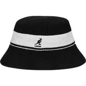 Kangol, Accessoires, unisex, Zwart, S, Hoed bermuda streep