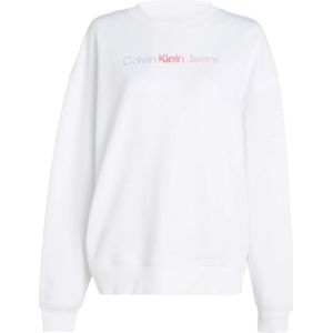 Calvin Klein, Sweatshirts & Hoodies, Dames, Wit, S, Katoen, Sweatshirts