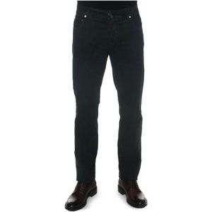 Kiton, 5-Zakken Broek Zwart, Heren, Maat:W42