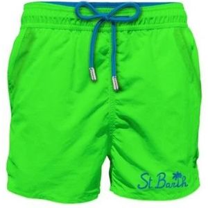 MC2 Saint Barth, Badkleding, Heren, Groen, M, Comfort Boxershorts Groen/Blauw