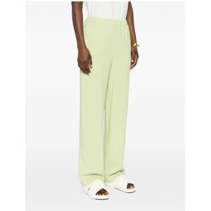 Fabiana Filippi, Broeken, Heren, Groen, 3Xs, Groene Straight-Leg Broek