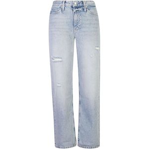 Calvin Klein Jeans, Jeans, Dames, Blauw, W26, Katoen, Heldere Blauwe Jeans voor Vrouwen