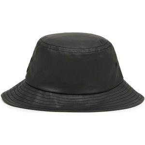 Diesel, Accessoires, Heren, Zwart, L, Katoen, Bucket hat in coated twill