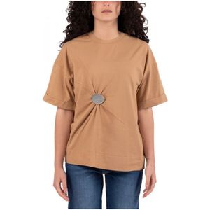 Alpha Industries, Damesmode Top Beige, Dames, Maat:M