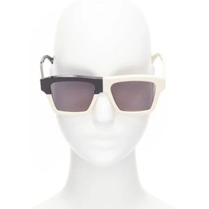 Gucci Vintage, Pre-owned, Dames, Zwart, ONE Size, Pre-owned Acetate sunglasses