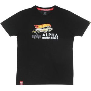 Alpha Industries, Tops, Heren, Zwart, S, Rodger Dodger Tee T-Shirt