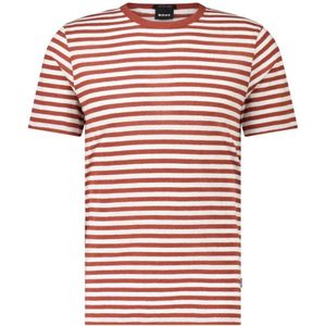 Hugo Boss, T-Shirts Rood, Heren, Maat:L