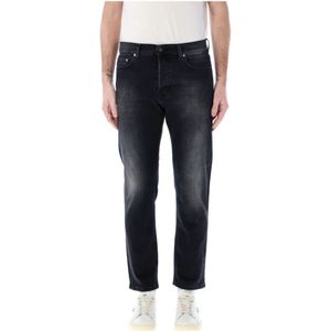Haikure, Tokio Slim Jeans - Zwart Zwart, Heren, Maat:W30