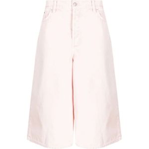 Dries Van Noten, Roze katoenen Bermuda shorts Roze, Heren, Maat:W32