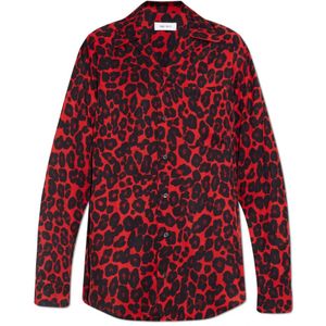 Alexander McQueen, Overhemden, Heren, Rood, M, Shirt met dierenmotief