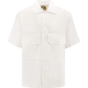 Ten C, Witte Overhemd met Franse Kraag Wit, Heren, Maat:M