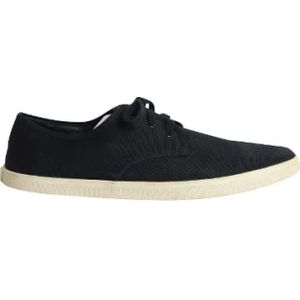 Celine Vintage, Pre-owned Cotton sneakers Zwart, Heren, Maat:41 EU