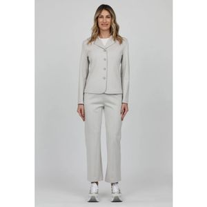 Max Mara, Broeken, Dames, Grijs, S, Milano Jersey Broek