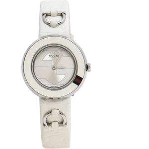 Gucci Vintage, Pre-owned Stainless Steel watches Grijs, Dames, Maat:ONE Size