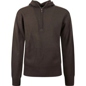 Burberry, Sweatshirts & Hoodies, Heren, Bruin, L, Wol, P.m 93 E302.15 Sweaters