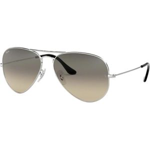 Ray-Ban, Aviator Large Metal Zonnebril Grijs, unisex, Maat:62 MM