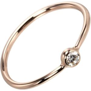 Tiffany & Co. Pre-owned, Pre-owned, Dames, Geel, ONE Size, Tweed, Pre-owned Rose Gold rings