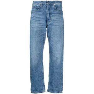 Calvin Klein, Straight Jeans Blauw, Dames, Maat:W30