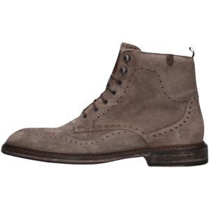 Floris van Bommel, Schoenen, Heren, Beige, 45 1/3 EU, Suède, Heren Brogue Veterboots