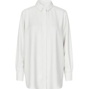 Modström, Blouses & Shirts, Dames, Wit, XS, Off white bouclé blouse Karter