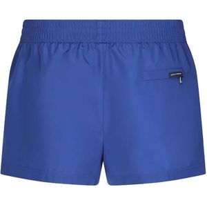 Dolce & Gabbana, Badkleding, Heren, Blauw, L, Zwemboxershorts voor heren