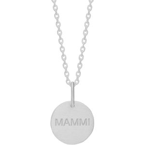 Frk. Lisberg, Mammi ketting zilver Grijs, Dames, Maat:S