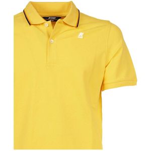 K-Way, Tops, Heren, Geel, S, Katoen, Gele Slim-Fit Polo Shirt