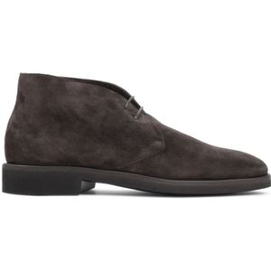 Tom Ford, Schoenen, Heren, Bruin, 43 EU, Suède, Bruine Suède Enkellaarzen Elegante Stijl