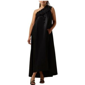 Copenhagen Muse, Kleedjes, Dames, Zwart, M, Zwarte Maxi Jurk Cmava-Dress