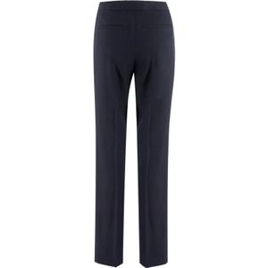 Fabiana Filippi, Broeken, Dames, Blauw, XS, Wol, Slim-fit Broeken