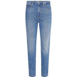 Tommy Hilfiger, High-waisted Slim Fit Jeans Blauw, Dames, Maat:W24