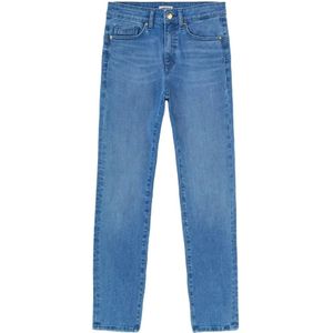 Gas, Blauwe Jeans met Zakken Blauw, Dames, Maat:W30 L28