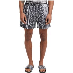 Carlo Colucci, Badkleding, Heren, Veelkleurig, S, Sportieve Beachvolleybal Surf Zwemshorts