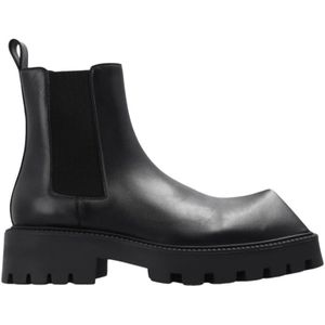 Balenciaga, Schoenen, Heren, Zwart, 43 EU, Leer, Boots