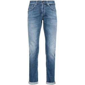 Dondup, Jeans, Heren, Blauw, W29, Slim-Fit Jeans voor Mannen