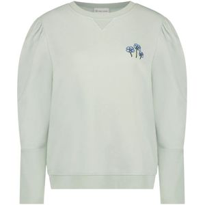 Jane Lushka, Sweatshirts & Hoodies, Dames, Blauw, S, Katoen, Buffi Organisch Katoenen Sweatshirt | Menta