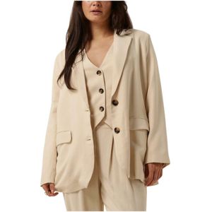 Ydence, Jassen, Dames, Beige, XL, Beige Blazer Ruth