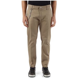 Antony Morato, Broeken, Heren, Beige, XL, Katoen, Stretch Katoen Slim Enkelpants