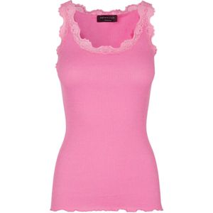 Rosemunde, Tops, Dames, Roze, XL, Katoen, Zijden Mouwloze Top Roze